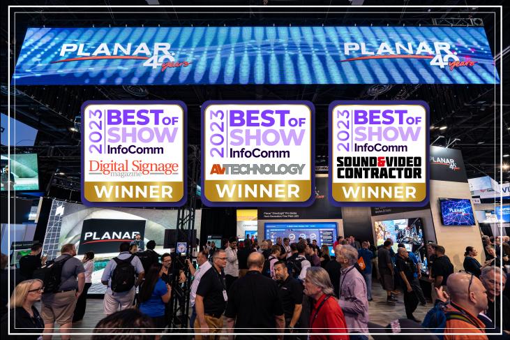 StakePLANAR三款产品同时斩获InfoComm最佳展示奖