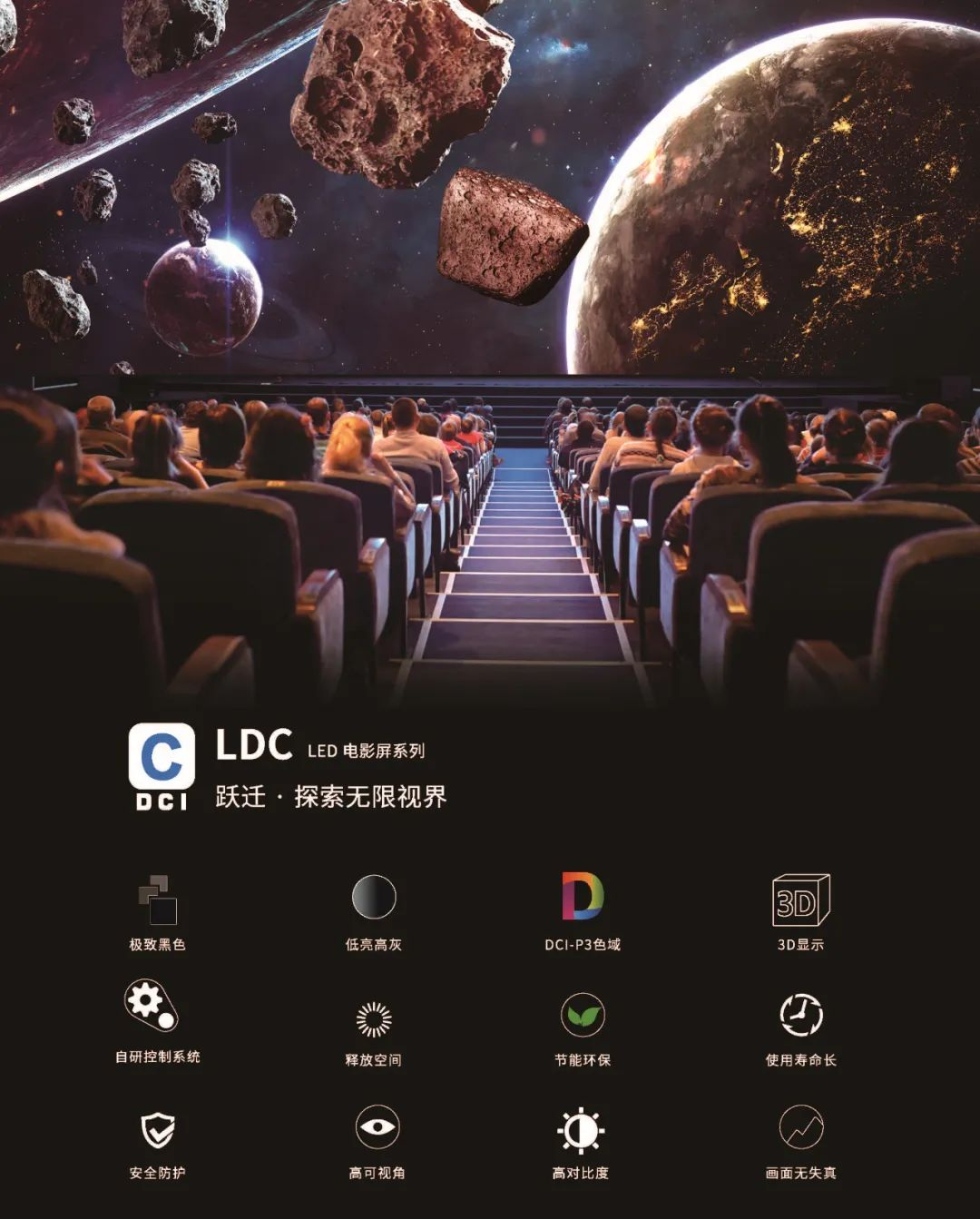 “自研+合作”全面开花，Stake成业内LED电影屏通过DCI认证最多企业